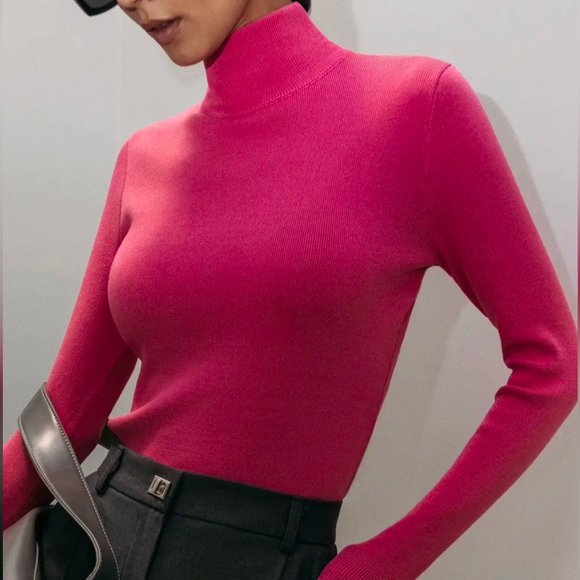 NWT Mock Neck Long Sleeve Sweater - Picture 1 of 2